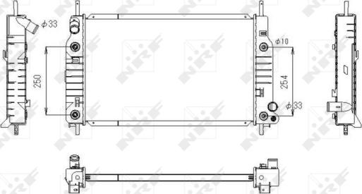 Wilmink Group WG1722568 - Radiatore, Raffreddamento motore autozon.pro