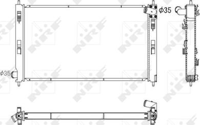 Wilmink Group WG1722572 - Radiatore, Raffreddamento motore autozon.pro