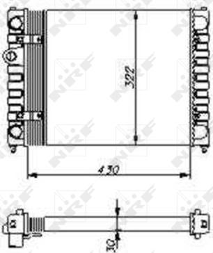 Wilmink Group WG1722876 - Radiatore, Raffreddamento motore autozon.pro