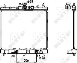 Wilmink Group WG1722356 - Radiatore, Raffreddamento motore autozon.pro