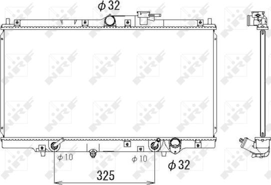 Wilmink Group WG1722218 - Radiatore, Raffreddamento motore autozon.pro