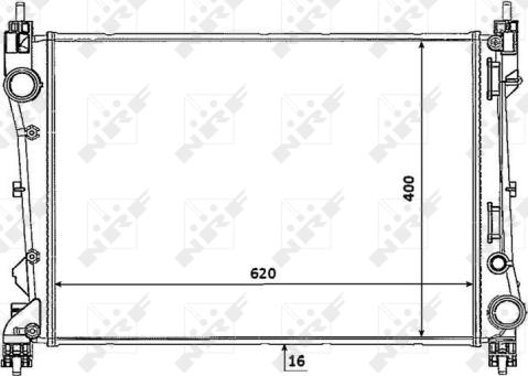 Wilmink Group WG1722733 - Radiatore, Raffreddamento motore autozon.pro