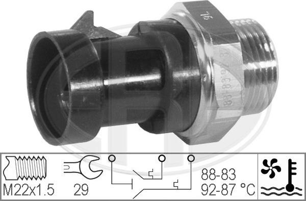 Wilmink Group WG1777084 - Termocontatto, Ventola radiatore autozon.pro