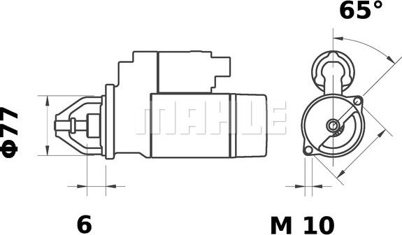 Wilmink Group WG2044991 - Motorino d'avviamento autozon.pro