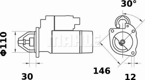 Wilmink Group WG2044943 - Motorino d'avviamento autozon.pro