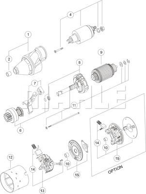 Wilmink Group WG2044907 - Motorino d'avviamento autozon.pro