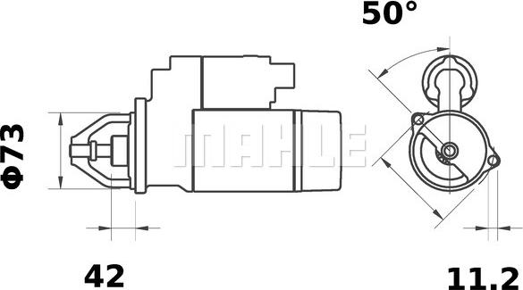 Wilmink Group WG2044928 - Motorino d'avviamento autozon.pro