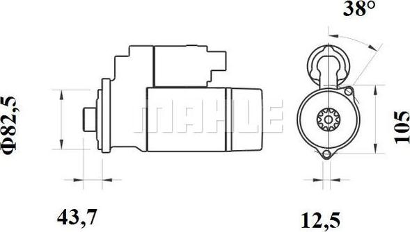 Wilmink Group WG2044898 - Motorino d'avviamento autozon.pro