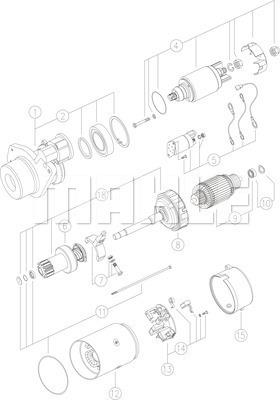 Wilmink Group WG2044897 - Motorino d'avviamento autozon.pro