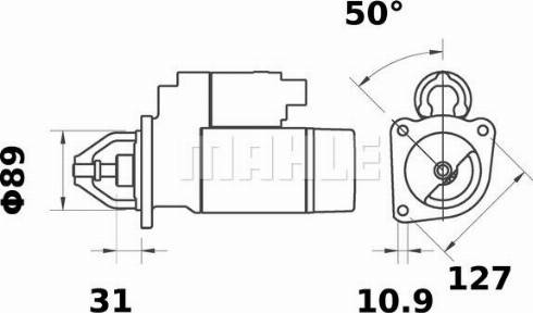 Wilmink Group WG2044867 - Motorino d'avviamento autozon.pro