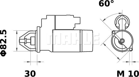 Wilmink Group WG2044884 - Motorino d'avviamento autozon.pro