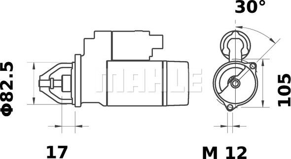 Wilmink Group WG2045414 - Motorino d'avviamento autozon.pro