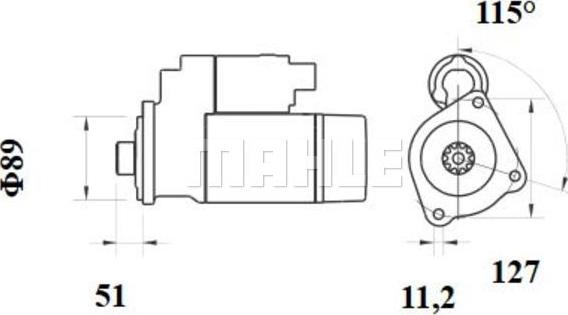 Wilmink Group WG2045430 - Motorino d'avviamento autozon.pro