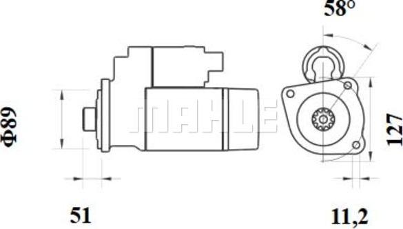 Wilmink Group WG2045431 - Motorino d'avviamento autozon.pro