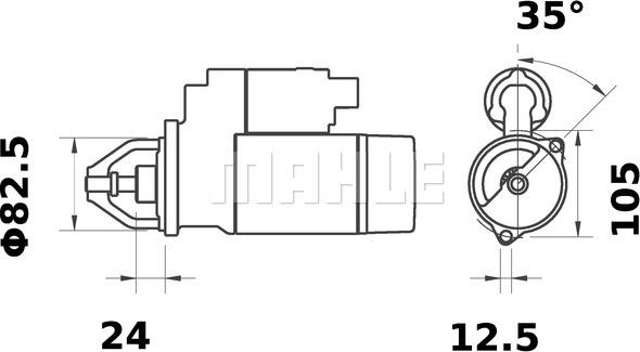 Wilmink Group WG2045098 - Motorino d'avviamento autozon.pro