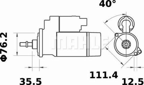 Wilmink Group WG2045077 - Motorino d'avviamento autozon.pro