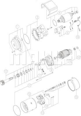 Wilmink Group WG2045195 - Motorino d'avviamento autozon.pro