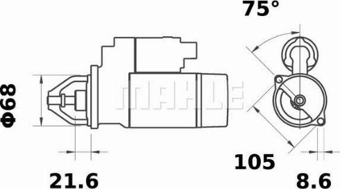 Wilmink Group WG2045197 - Motorino d'avviamento autozon.pro