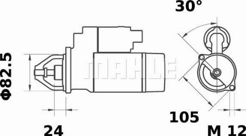 Wilmink Group WG2045185 - Motorino d'avviamento autozon.pro