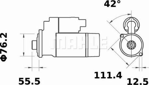 Wilmink Group WG2045175 - Motorino d'avviamento autozon.pro