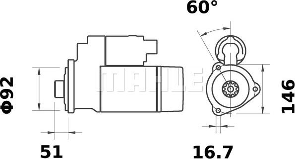 Wilmink Group WG2045390 - Motorino d'avviamento autozon.pro