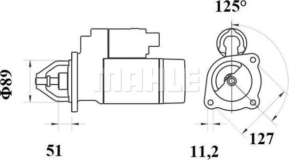 Wilmink Group WG2045384 - Motorino d'avviamento autozon.pro