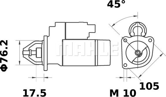 Wilmink Group WG2045293 - Motorino d'avviamento autozon.pro