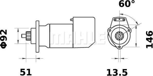 Wilmink Group WG2045258 - Motorino d'avviamento autozon.pro