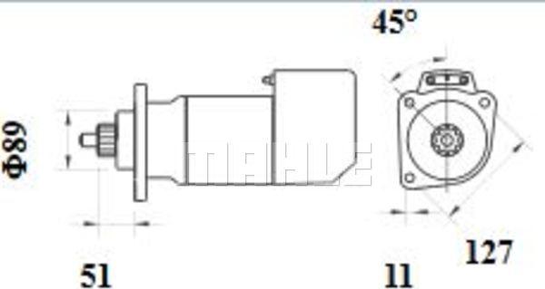 Wilmink Group WG2045264 - Motorino d'avviamento autozon.pro