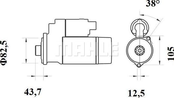 Wilmink Group WG2045202 - Motorino d'avviamento autozon.pro