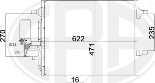 Wilmink Group WG2016808 - Condensatore, Climatizzatore autozon.pro