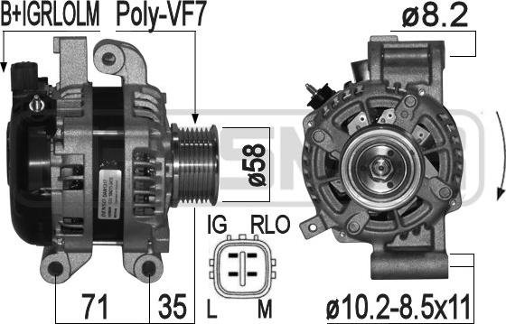 Wilmink Group WG2011252 - Alternatore autozon.pro