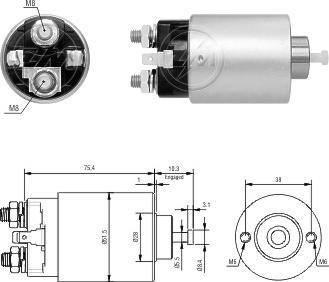 Wilmink Group WG2018088 - Elettromagnete, Motore d'avviamento autozon.pro