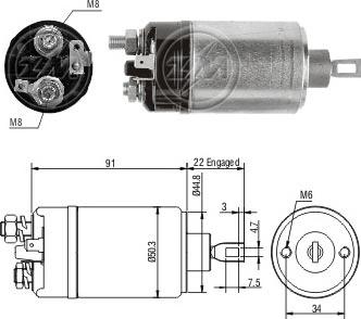 Wilmink Group WG2018036 - Elettromagnete, Motore d'avviamento autozon.pro