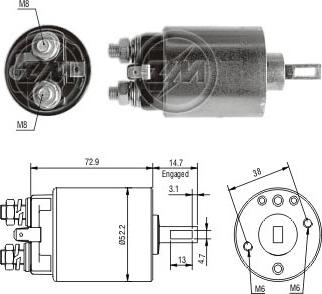 Wilmink Group WG2018101 - Elettromagnete, Motore d'avviamento autozon.pro