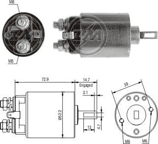 Wilmink Group WG2018102 - Elettromagnete, Motore d'avviamento autozon.pro