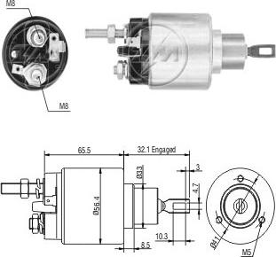 Wilmink Group WG2018252 - Elettromagnete, Motore d'avviamento autozon.pro