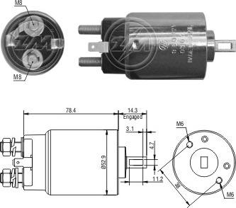 Wilmink Group WG2018289 - Elettromagnete, Motore d'avviamento autozon.pro