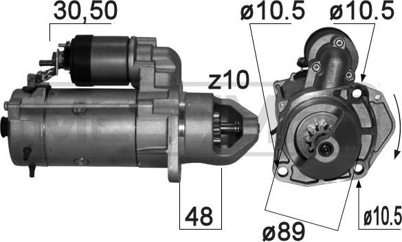 Wilmink Group WG2013450 - Motorino d'avviamento autozon.pro