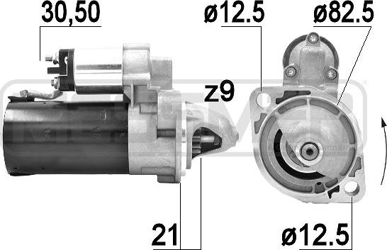 Wilmink Group WG2013480 - Motorino d'avviamento autozon.pro