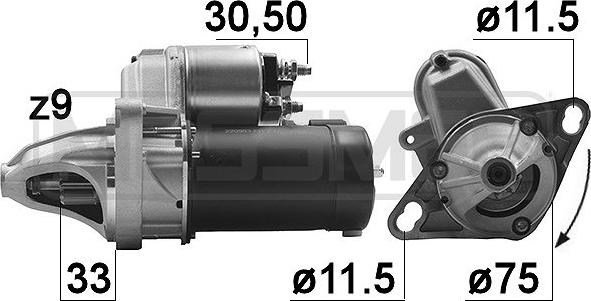 Wilmink Group WG2013546 - Motorino d'avviamento autozon.pro