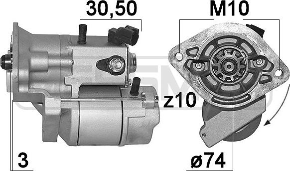 Wilmink Group WG2013556 - Motorino d'avviamento autozon.pro