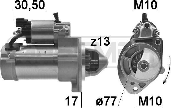 Wilmink Group WG2013504 - Motorino d'avviamento autozon.pro