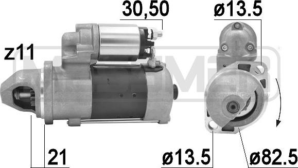 Wilmink Group WG2013501 - Motorino d'avviamento autozon.pro