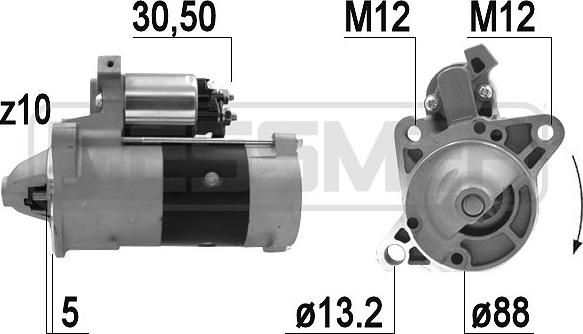 Wilmink Group WG2013513 - Motorino d'avviamento autozon.pro