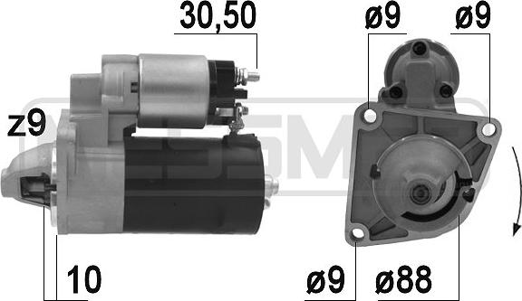 Wilmink Group WG2013512 - Motorino d'avviamento autozon.pro