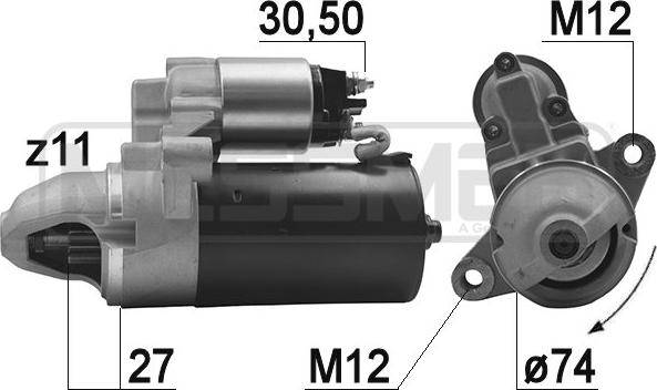 Wilmink Group WG2013523 - Motorino d'avviamento autozon.pro