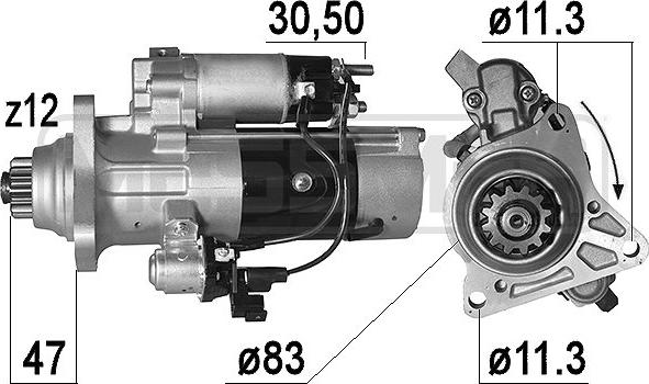 Wilmink Group WG2013577 - Motorino d'avviamento autozon.pro