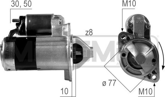 Wilmink Group WG2013058 - Motorino d'avviamento autozon.pro