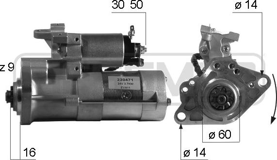 Wilmink Group WG2013031 - Motorino d'avviamento autozon.pro